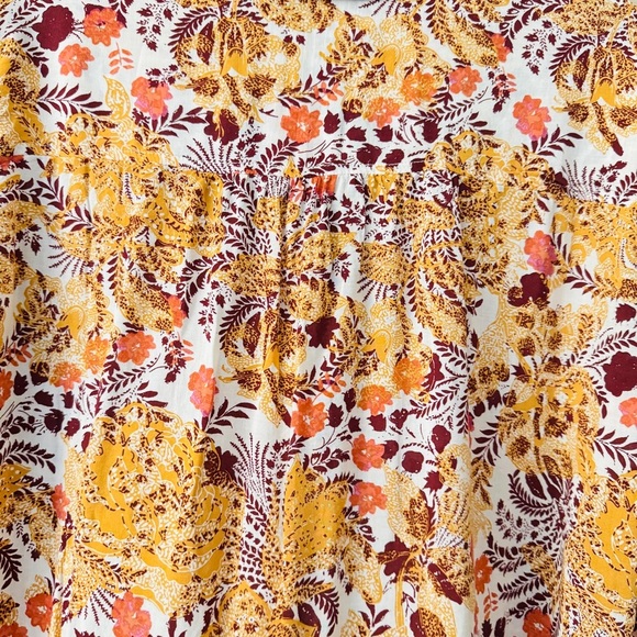 Anthropologie Pilcro Floral Print Button-Up Shirt Size M - Picture 7 of 12